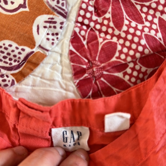 Beautiful Salmon Colored Short Sleeve Shirt by Gap Kids size XL - Picture 4 of 4